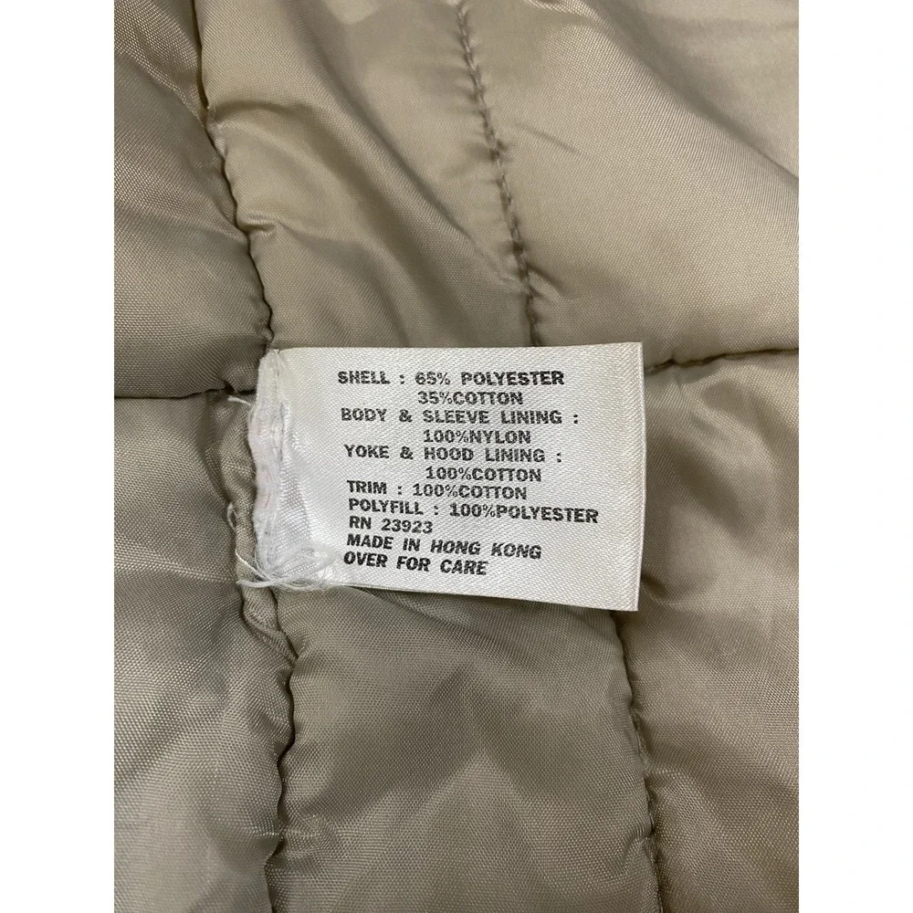 Canyon Guide Outfitters Mens Tan Flannel‎ Lined Field Jacket Barn Coat Size L